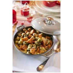 Staub Ofenform Mit Deckel 20 Cm, Gusseisen -Küchenutensilien Verkäufe 000011011