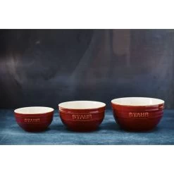 Staub Schüssel 14 Cm, Keramik, Antik-Kupfer 13 Staub Schüssel 14 Cm, Keramik, Antik-Kupfer -Küchenutensilien Verkäufe 000011196