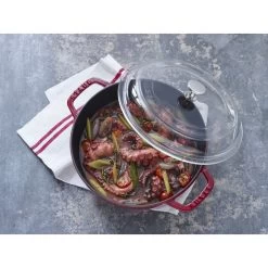 Staub Gewölbter Glasdeckel 28 Cm, Glas -Küchenutensilien Verkäufe 000011660