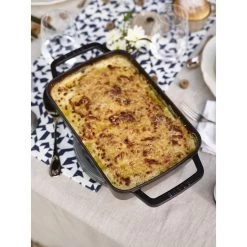 Staub Ofenform 38 Cm X 20 Cm, Gusseisen -Küchenutensilien Verkäufe 000017271