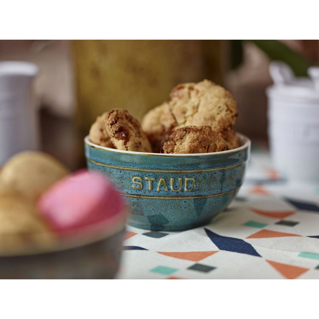 Staub Schüssel 12 Cm, Keramik, Antik-Türkis 7 Staub Schüssel 12 Cm, Keramik, Antik-Türkis – Bild 5