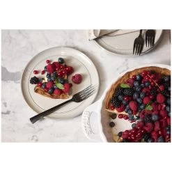 Staub Teller Flach 20 Cm, Keramik, Weisser Trüffel -Küchenutensilien Verkäufe 000019628