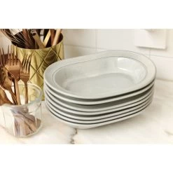 Staub Teller 25 Cm, Keramik, Weisser Trüffel 11 Staub Teller 25 Cm, Keramik, Weisser Trüffel -Küchenutensilien Verkäufe 000019690