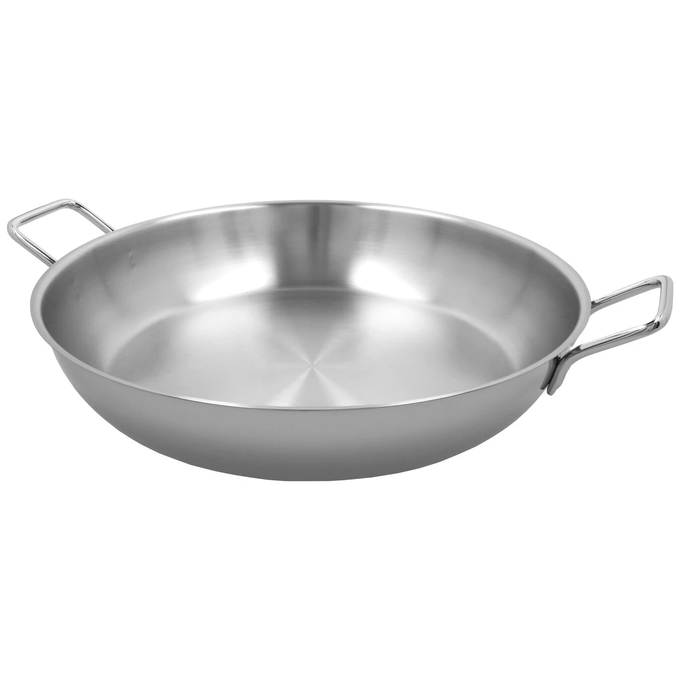 Demeyere Paella-Pfanne Ohne Deckel 46 Cm, 18/10 Edelstahl, Silber 7 Demeyere Paella-Pfanne Ohne Deckel 46 Cm, 18/10 Edelstahl, Silber – Bild 5