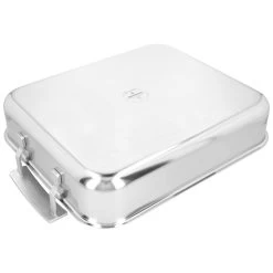 Demeyere Röstpfanne Mit Röstgitter 39 X 33 Cm, 18/10 Edelstahl, Silber -Küchenutensilien Verkäufe 000023339