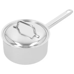 Demeyere Stieltopf Mit Deckel 16 Cm, 18/10 Edelstahl, Silber 12 Demeyere Stieltopf Mit Deckel 16 Cm, 18/10 Edelstahl, Silber -Küchenutensilien Verkäufe 000023721