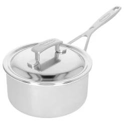 Demeyere Stieltopf Mit Deckel 18 Cm, 18/10 Edelstahl, Silber -Küchenutensilien Verkäufe 000024366