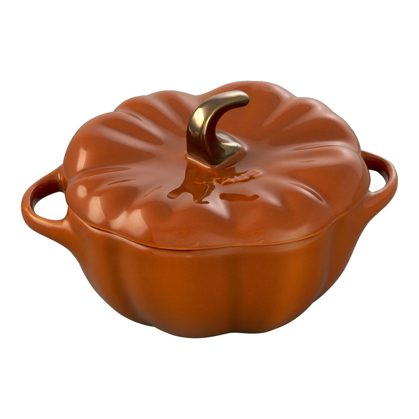 Staub Kürbis Cocotte 12 Cm, Kürbis, Zimt, Keramik 3 Staub Kürbis Cocotte 12 Cm, Kürbis, Zimt, Keramik