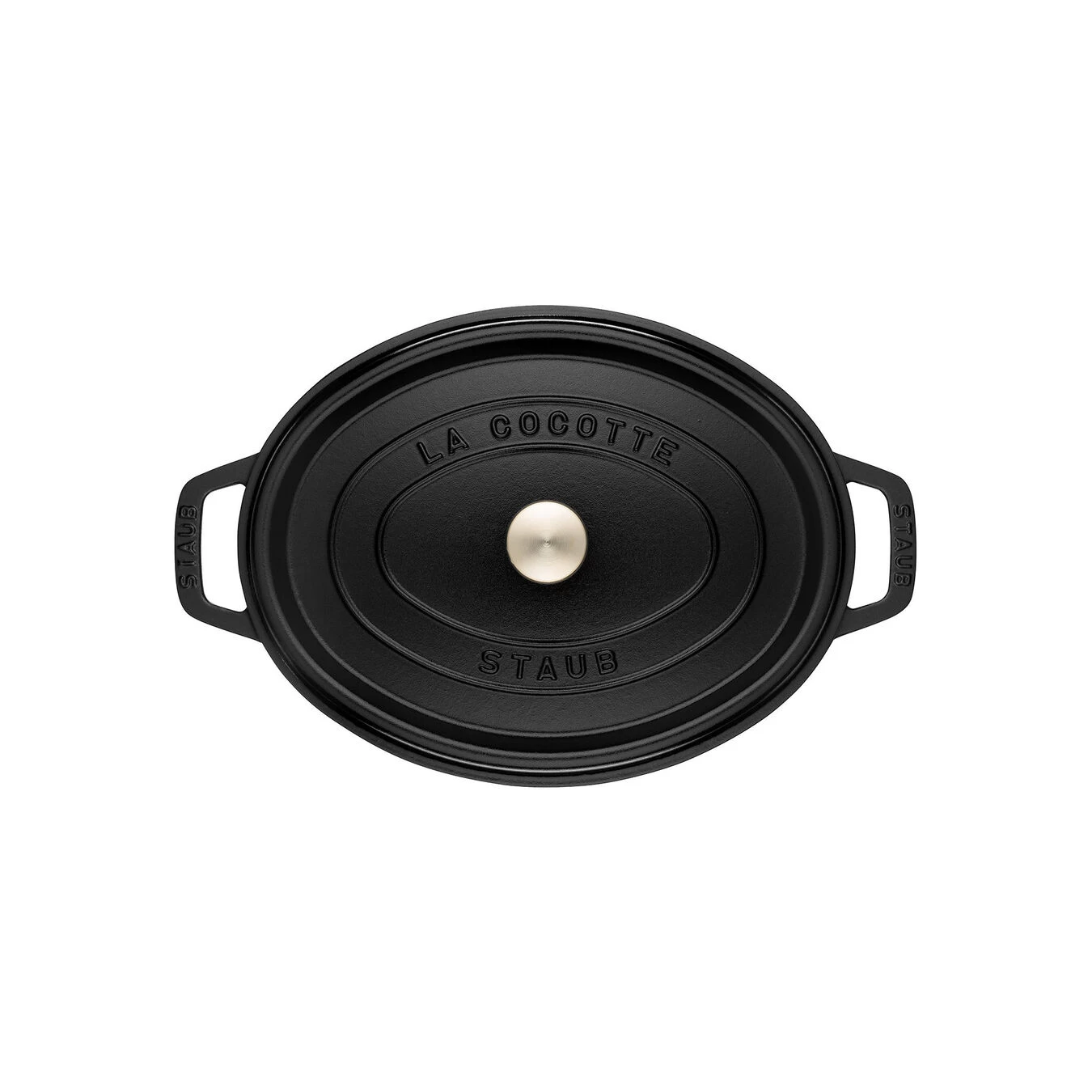 Staub Cocotte 33 Cm, Oval, Schwarz, Gusseisen 6 Staub Cocotte 33 Cm, Oval, Schwarz, Gusseisen – Bild 4