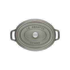 Staub Cocotte 15 Cm, Oval, Graphit-Grau, Gusseisen -Küchenutensilien Verkäufe 40500 236 0 2 2