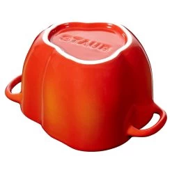 Staub Cocotte 11 Cm, Paprika, Orange-Rot, Keramik -Küchenutensilien Verkäufe 40500 325 0 6