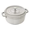 Staub Cocotte 20 Cm, Rund, Weisser Trüffel, Gusseisen -Küchenutensilien Verkäufe 40501410