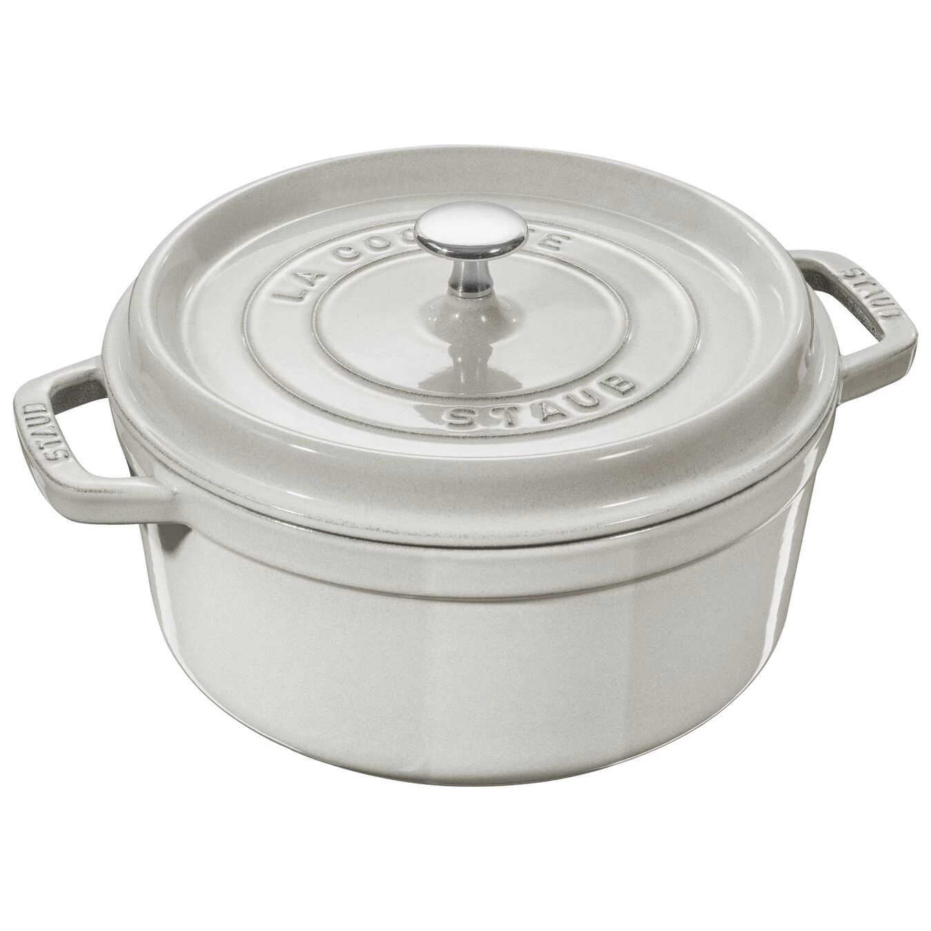 Staub Cocotte 26 Cm, Rund, Weisser Trüffel, Gusseisen 3 Staub Cocotte 26 Cm, Rund, Weisser Trüffel, Gusseisen