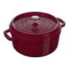 Staub Cocotte 22 Cm, Rund, Bordeaux, Gusseisen -Küchenutensilien Verkäufe 40502293
