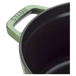 Staub Cocotte 26 Cm, Rund, Salbeigrün, Gusseisen -Küchenutensilien Verkäufe 40505 364 2