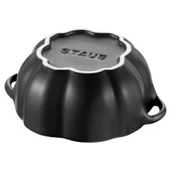 Staub Cocotte 12 Cm, Kürbis, Schwarz, Keramik -Küchenutensilien Verkäufe 40508 548 0 3