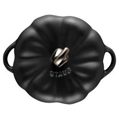 Staub Cocotte 12 Cm, Kürbis, Schwarz, Keramik -Küchenutensilien Verkäufe 40508 548 0 5