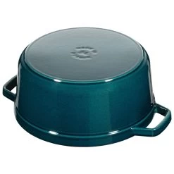 Staub Cocotte 24 Cm, Rund, La-Mer, Gusseisen -Küchenutensilien Verkäufe 40508 654 0 2