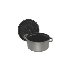 Staub Cocotte 34 Cm, Rund, Graphit-Grau, Gusseisen 10 Staub Cocotte 34 Cm, Rund, Graphit-Grau, Gusseisen -Küchenutensilien Verkäufe 40509 304 0 5 1