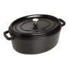 Staub Cocotte 33 Cm, Oval, Schwarz, Gusseisen 1 Staub Cocotte 33 Cm, Oval, Schwarz, Gusseisen -Küchenutensilien Verkäufe 40509 322 0 1