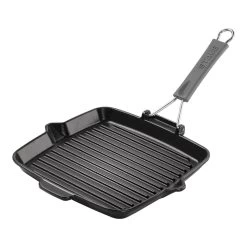 Staub Grillpfanne 24 X 24 Cm, Gusseisen, Schwarz