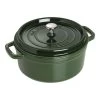Staub Cocotte 26 Cm, Rund, Basilikum-Grün, Gusseisen -Küchenutensilien Verkäufe 40509 356 0 1