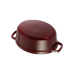 Staub Cocotte 33 Cm, Oval, Grenadine-Rot, Gusseisen -Küchenutensilien Verkäufe 40509 364 0 6