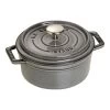 Staub Cocotte 12 Cm, Rund, Graphit-Grau, Gusseisen -Küchenutensilien Verkäufe 40509 474 0 1