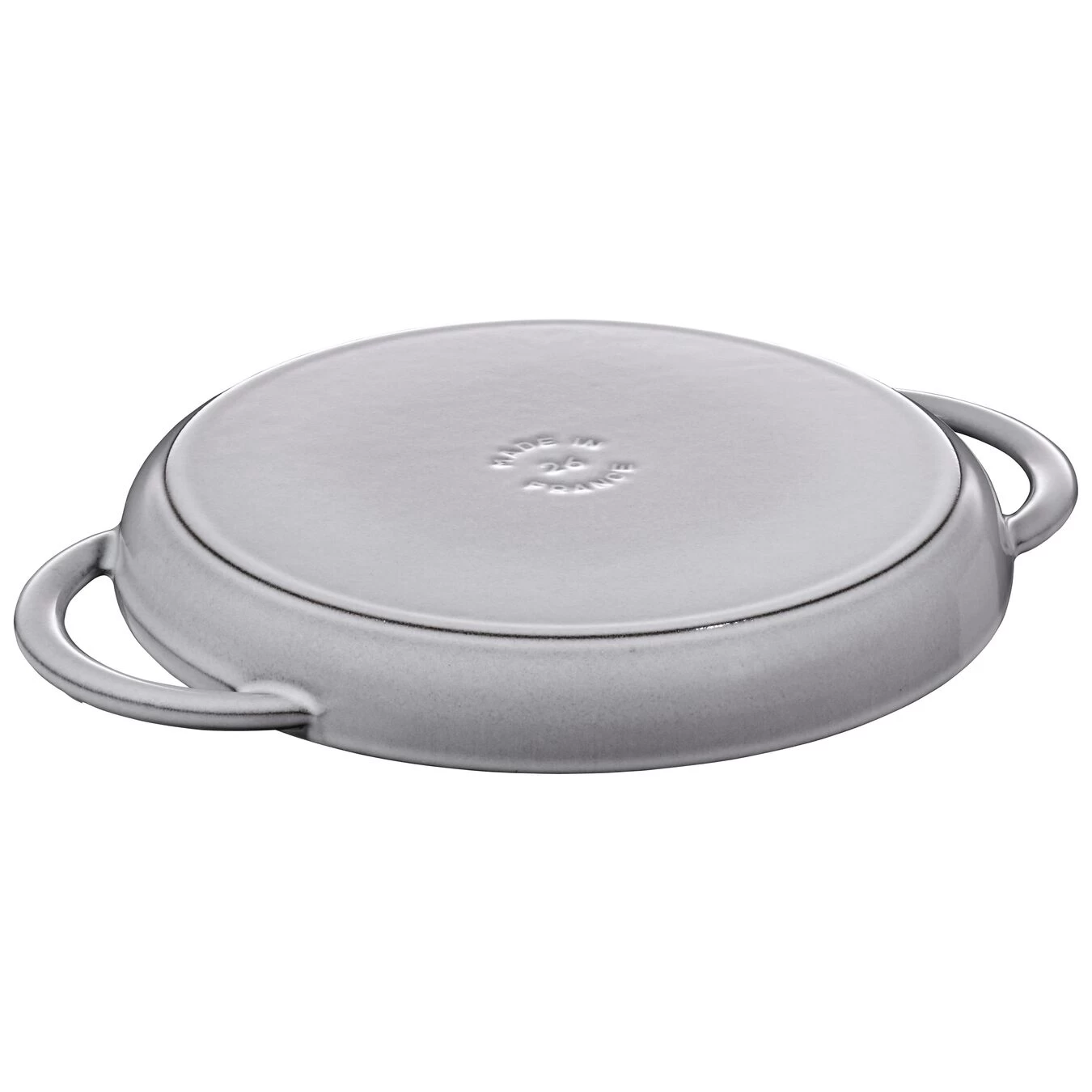 Staub Grillpfanne 26 Cm, Rund, Graphit-Grau, Gusseisen 4 Staub Grillpfanne 26 Cm, Rund, Graphit-Grau, Gusseisen – Bild 2