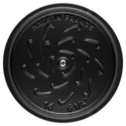 Staub Reis-Cocotte 16 Cm, Rund, Schwarz, Gusseisen 12 Staub Reis-Cocotte 16 Cm, Rund, Schwarz, Gusseisen -Küchenutensilien Verkäufe 40509 655 0 6