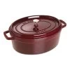 Staub Cocotte 33 Cm, Oval, Grenadine-Rot, Gusseisen -Küchenutensilien Verkäufe 40509 692 0 1