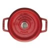 Staub Cocotte 18 Cm, Rund, Kirsch-Rot, Gusseisen