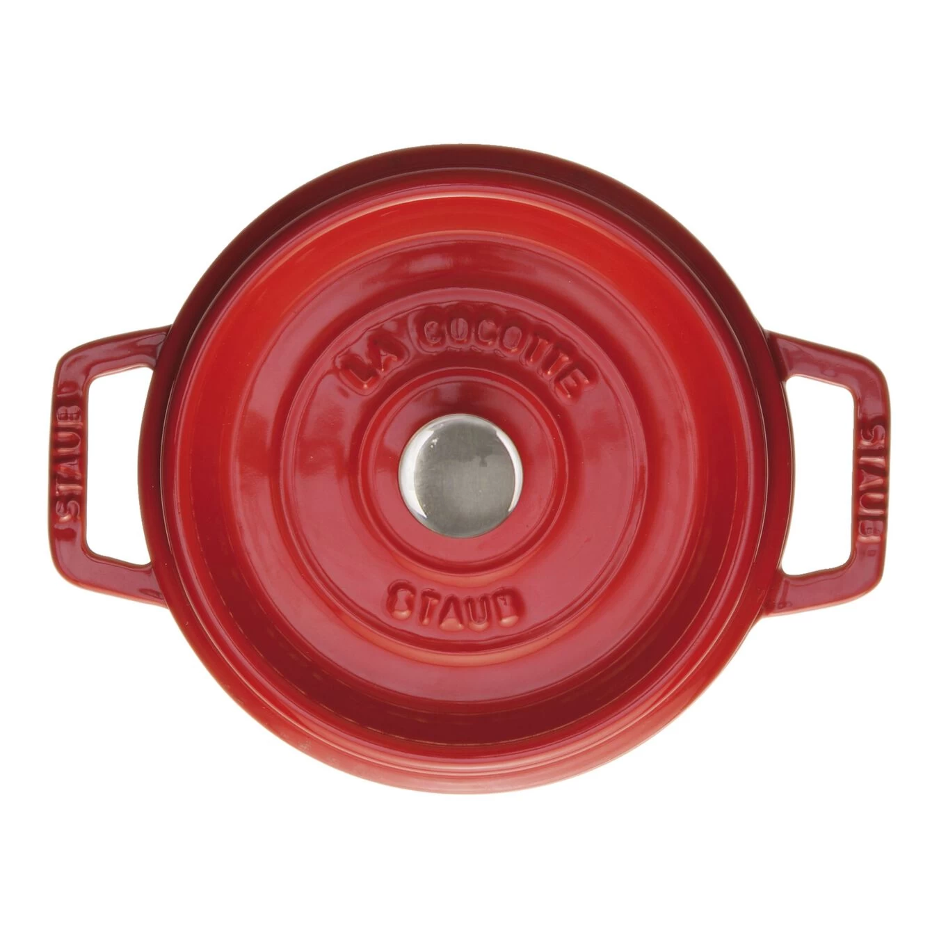Staub Cocotte 18 Cm, Rund, Kirsch-Rot, Gusseisen 3 Staub Cocotte 18 Cm, Rund, Kirsch-Rot, Gusseisen