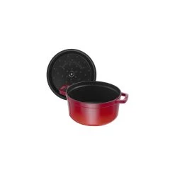 Staub Cocotte 18 Cm, Rund, Kirsch-Rot, Gusseisen 13 Staub Cocotte 18 Cm, Rund, Kirsch-Rot, Gusseisen -Küchenutensilien Verkäufe 40509 814 0 5 2