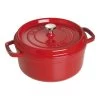 Staub Cocotte 26 Cm, Rund, Kirsch-Rot, Gusseisen -Küchenutensilien Verkäufe 40509 835 0 2