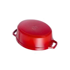Staub Cocotte 29 Cm, Oval, Kirsch-Rot, Gusseisen -Küchenutensilien Verkäufe 40509 857 0 3