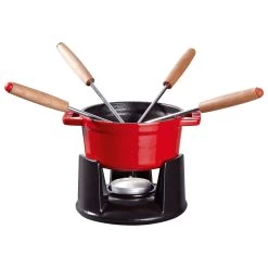 Staub Mini Fondue Set 10 Cm, Kirsch-Rot -Küchenutensilien Verkäufe 40509 900 0 3