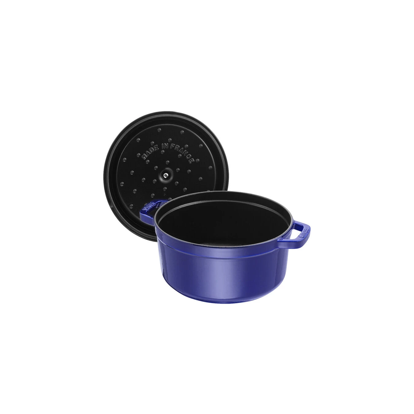 Staub Cocotte 22 Cm, Rund, Dunkelblau, Gusseisen 6 Staub Cocotte 22 Cm, Rund, Dunkelblau, Gusseisen – Bild 4