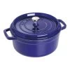Staub Cocotte 22 Cm, Rund, Dunkelblau, Gusseisen 1 Staub Cocotte 22 Cm, Rund, Dunkelblau, Gusseisen -Küchenutensilien Verkäufe 40510 283 0 3