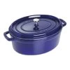 Staub Cocotte 33 Cm, Oval, Dunkelblau, Gusseisen -Küchenutensilien Verkäufe 40510 290 0 1