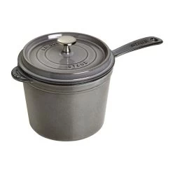 Staub Stieltopf 18 Cm, Gusseisen, Graphit-Grau -Küchenutensilien Verkäufe 40510 316 0 2