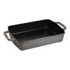 Staub Ofenform 38 Cm X 20 Cm, Gusseisen -Küchenutensilien Verkäufe 40510 324 0 1