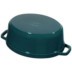 Staub Cocotte 31 Cm, Oval, La-Mer, Gusseisen -Küchenutensilien Verkäufe 40510 598 0 3