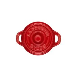 Staub Mini Cocotte 10 Cm, Rund, Kirsch-Rot, Keramik -Küchenutensilien Verkäufe 40510 785 0 7