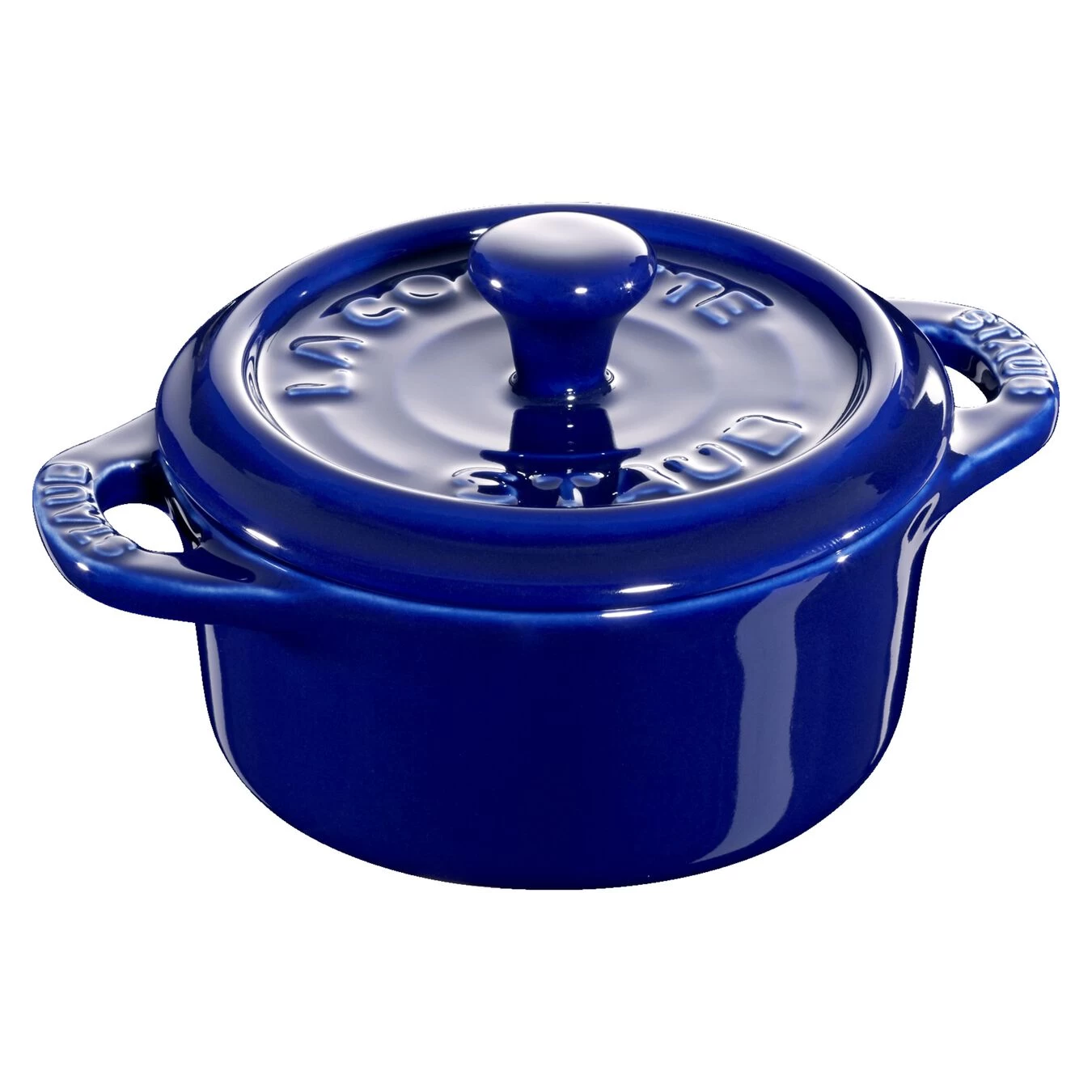 Staub Mini Cocotte 10 Cm, Rund, Dunkelblau, Keramik 3 Staub Mini Cocotte 10 Cm, Rund, Dunkelblau, Keramik