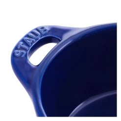 Staub Mini Cocotte 10 Cm, Rund, Dunkelblau, Keramik 11 Staub Mini Cocotte 10 Cm, Rund, Dunkelblau, Keramik -Küchenutensilien Verkäufe 40510 786 0 4