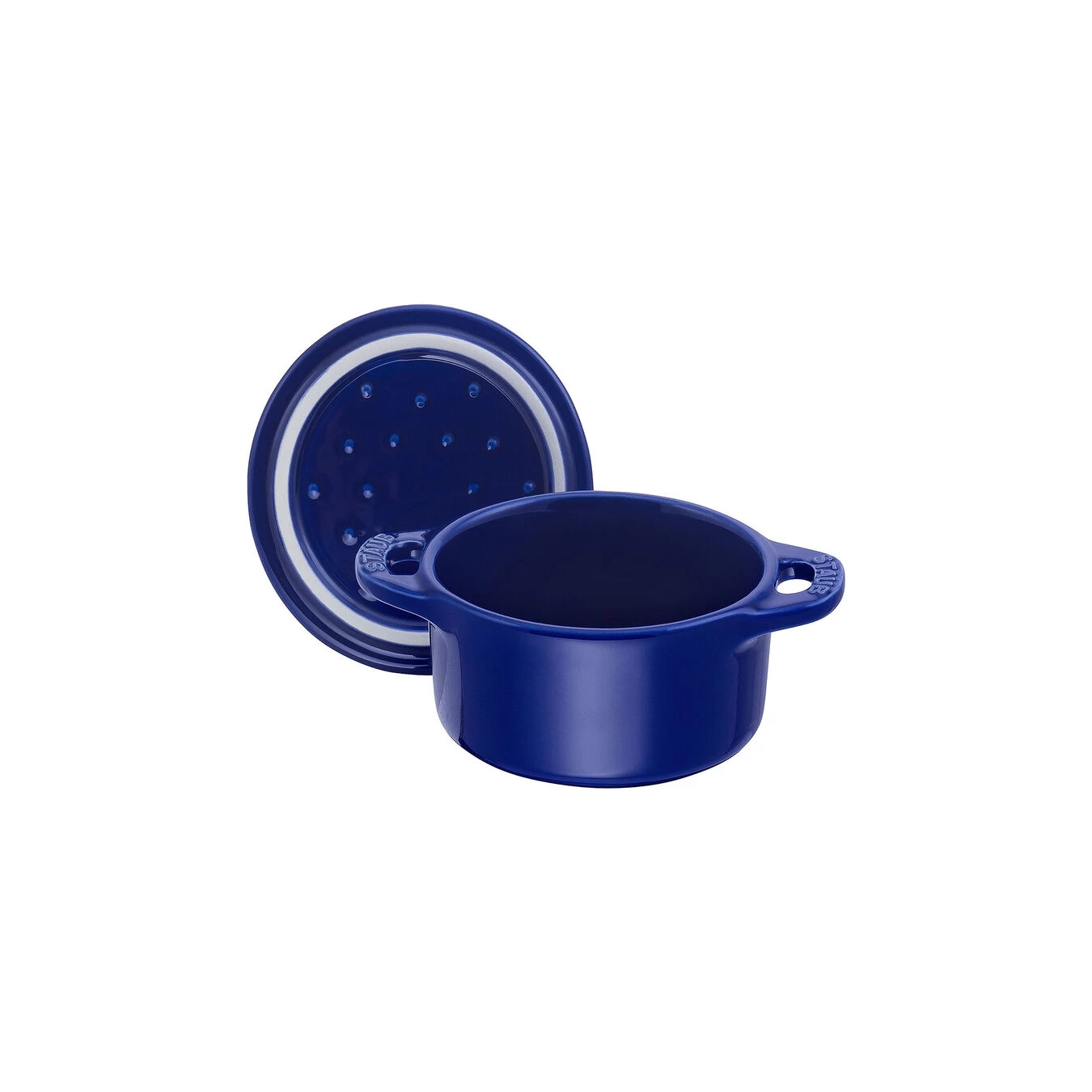 Staub Mini Cocotte 10 Cm, Rund, Dunkelblau, Keramik 8 Staub Mini Cocotte 10 Cm, Rund, Dunkelblau, Keramik – Bild 6