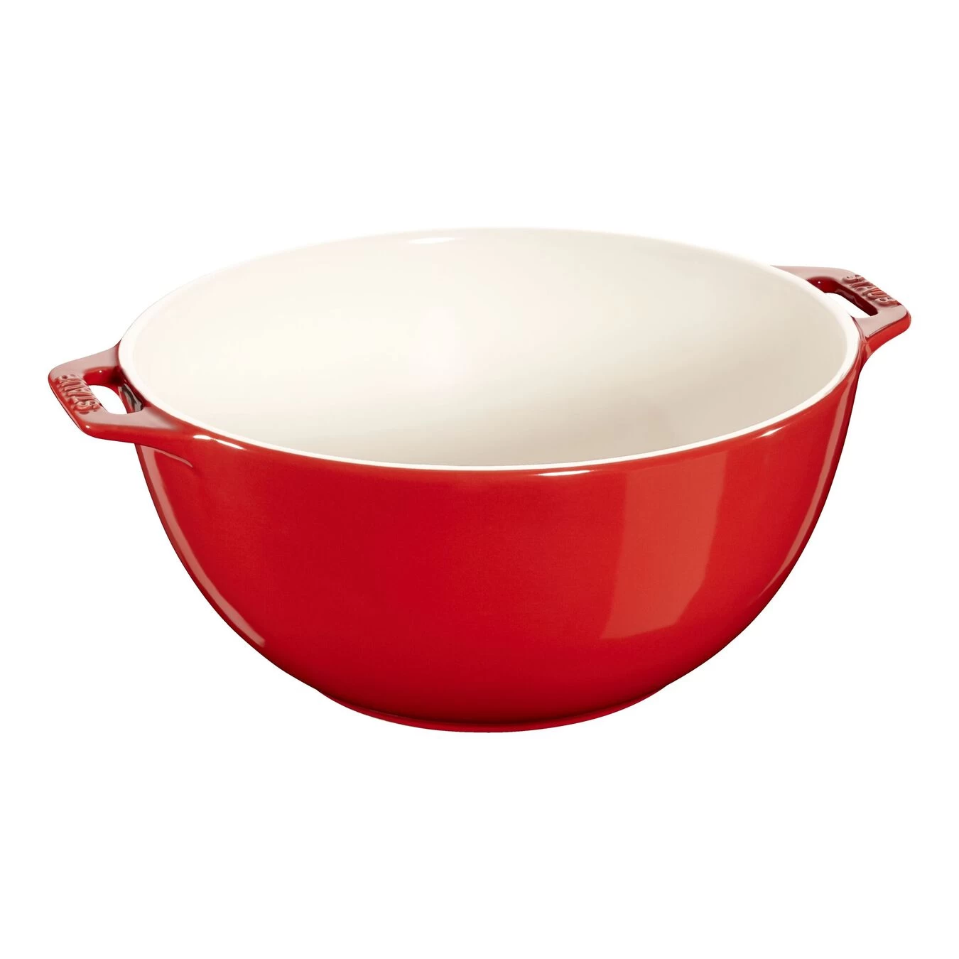 Staub Schüssel 25 Cm, Keramik, Kirsch-Rot 3 Staub Schüssel 25 Cm, Keramik, Kirsch-Rot