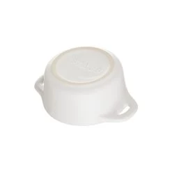 Staub Mini Cocotte 10 Cm, Rund, Reinweiß, Keramik -Küchenutensilien Verkäufe 40511 083 0 5