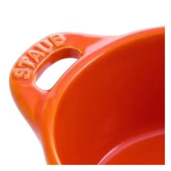 Staub Mini Cocotte 10 Cm, Rund, Orange, Keramik -Küchenutensilien Verkäufe 40511 085 0 4